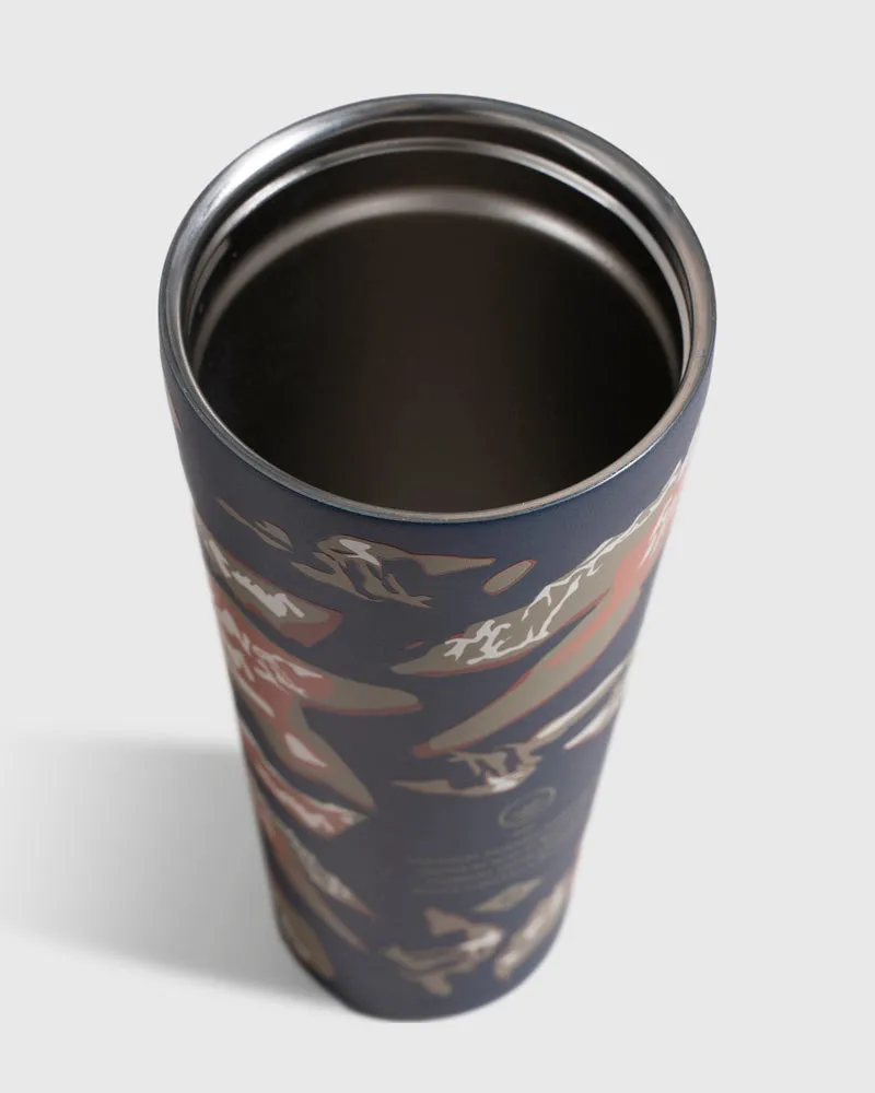 24 oz Insulated Steel Straw Tumbler - Lakeside Camo