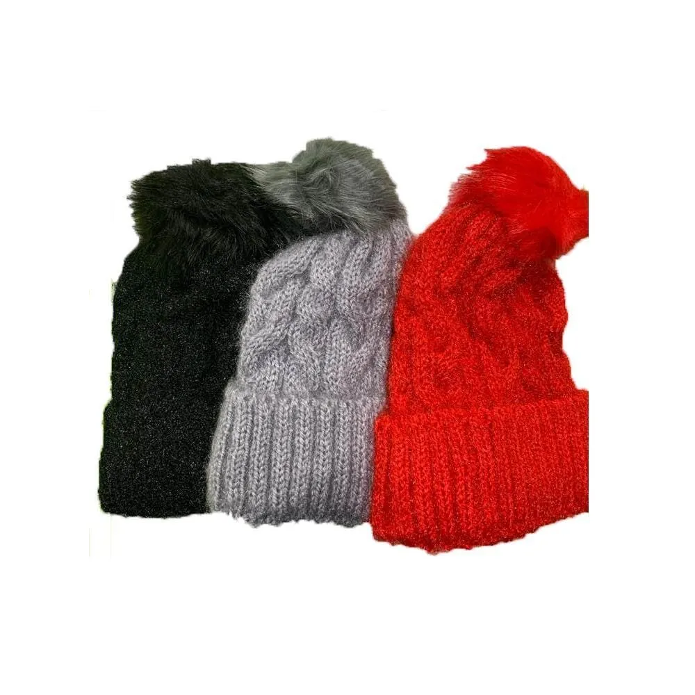 BE U | Glitter Beanie Hat