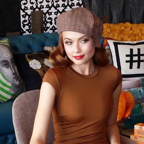 Beret Hat Flower