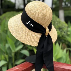 Bowknot Straw Hat
