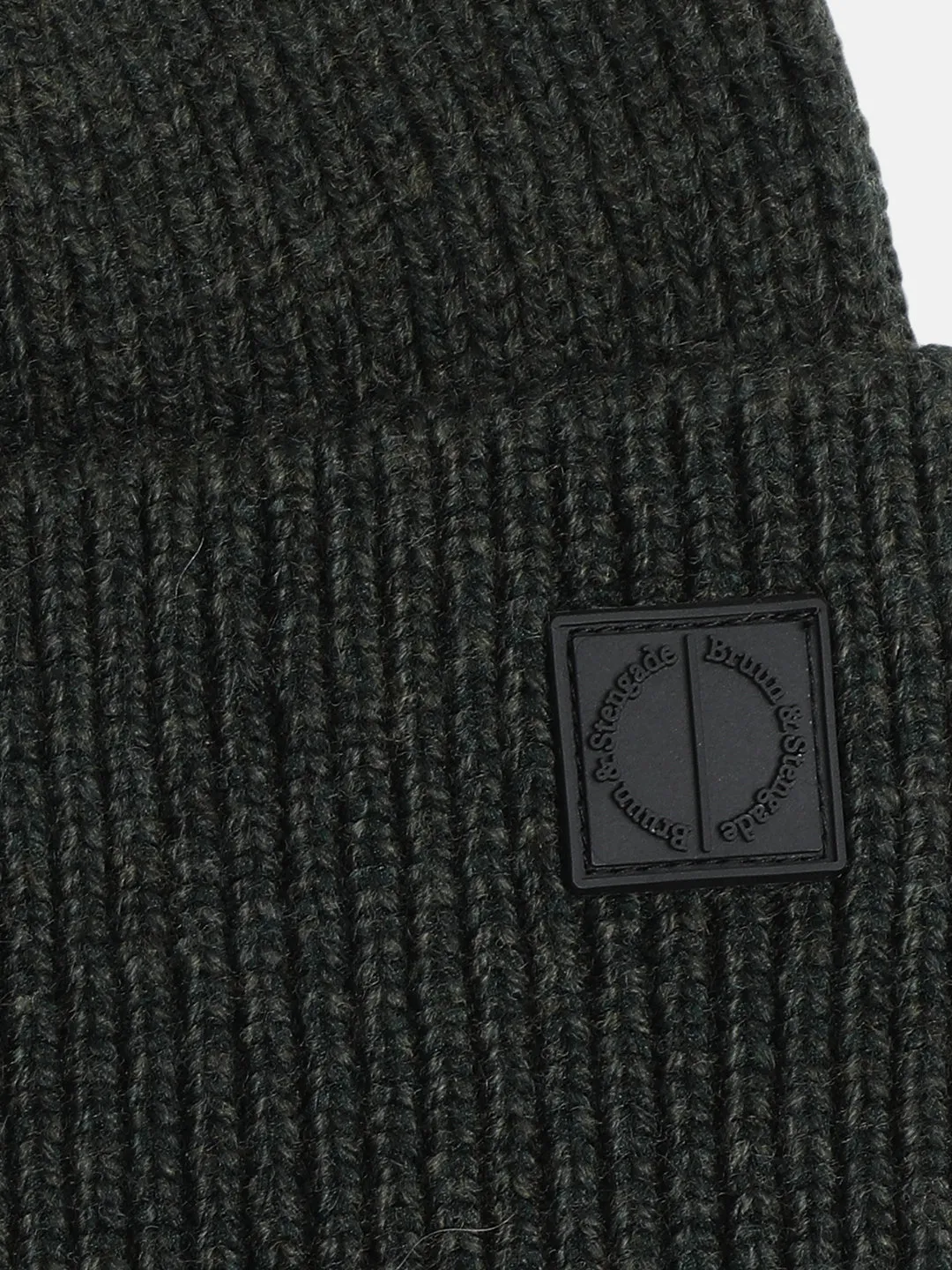 Bruun & Stengade Men Green Solid Cap