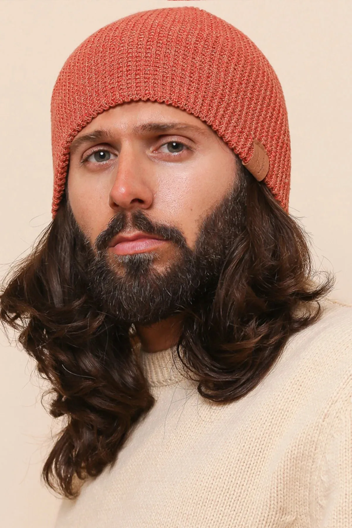 Deidaa Cotton All Season Orange Beanie