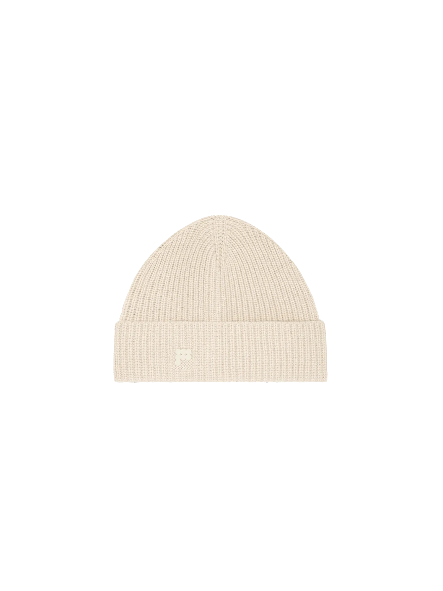 DNA Recycled Cashmere Beanie—ecru ivory