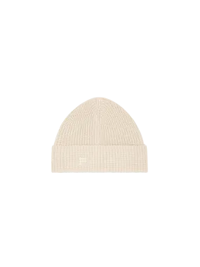 DNA Recycled Cashmere Beanie—ecru ivory