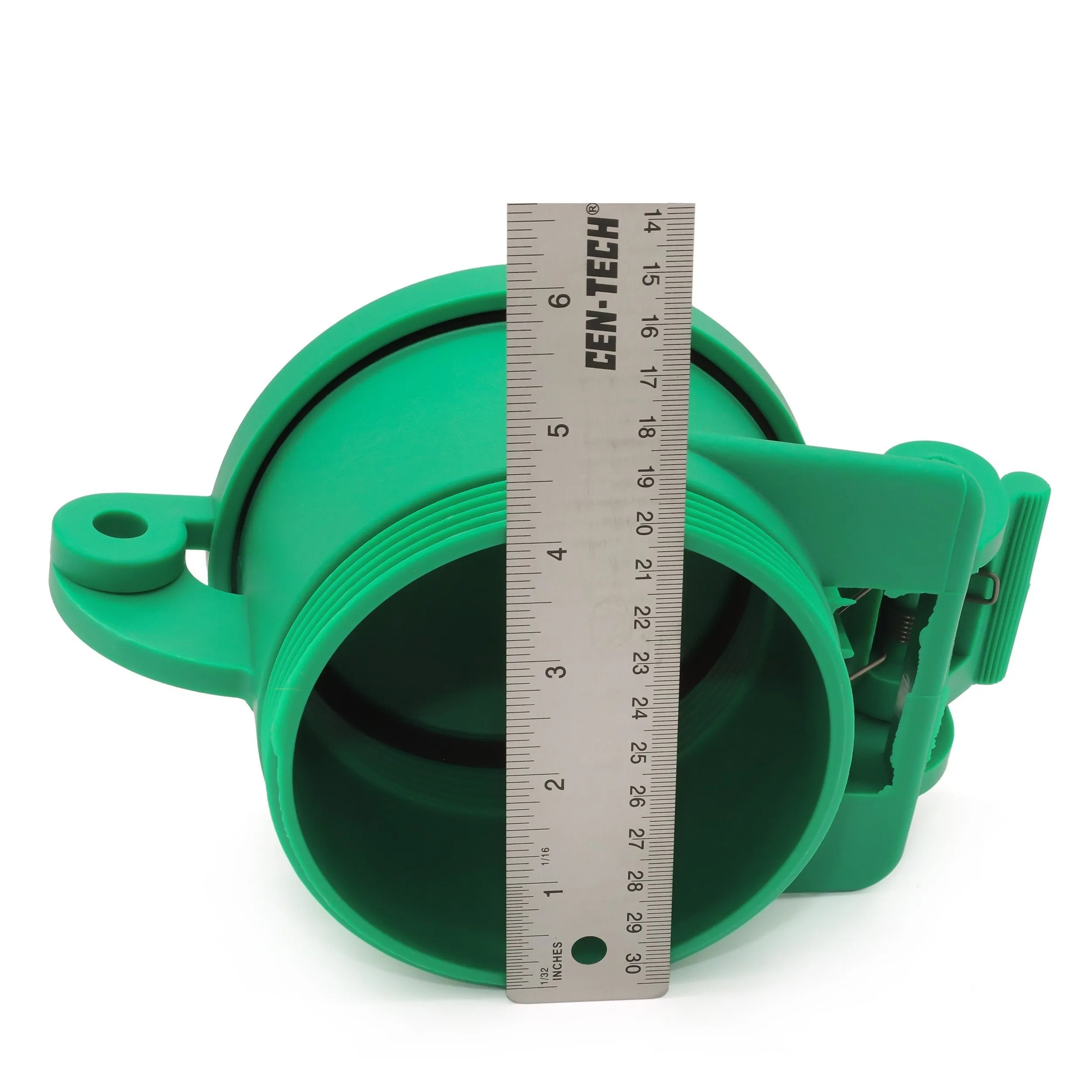 Enviro Design Products: FootLoose RV Site Sewer Cap, 4" Yellow Male