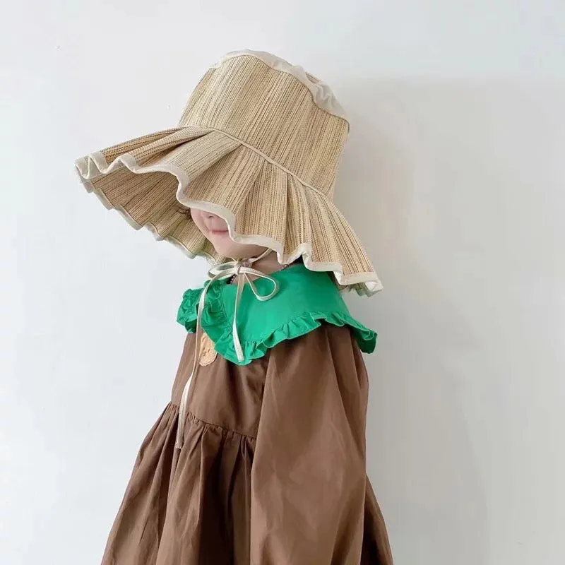 Foldable Paper Straw Hat ADULT/KIDS