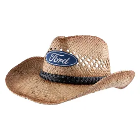 Ford Oval Straw Hat