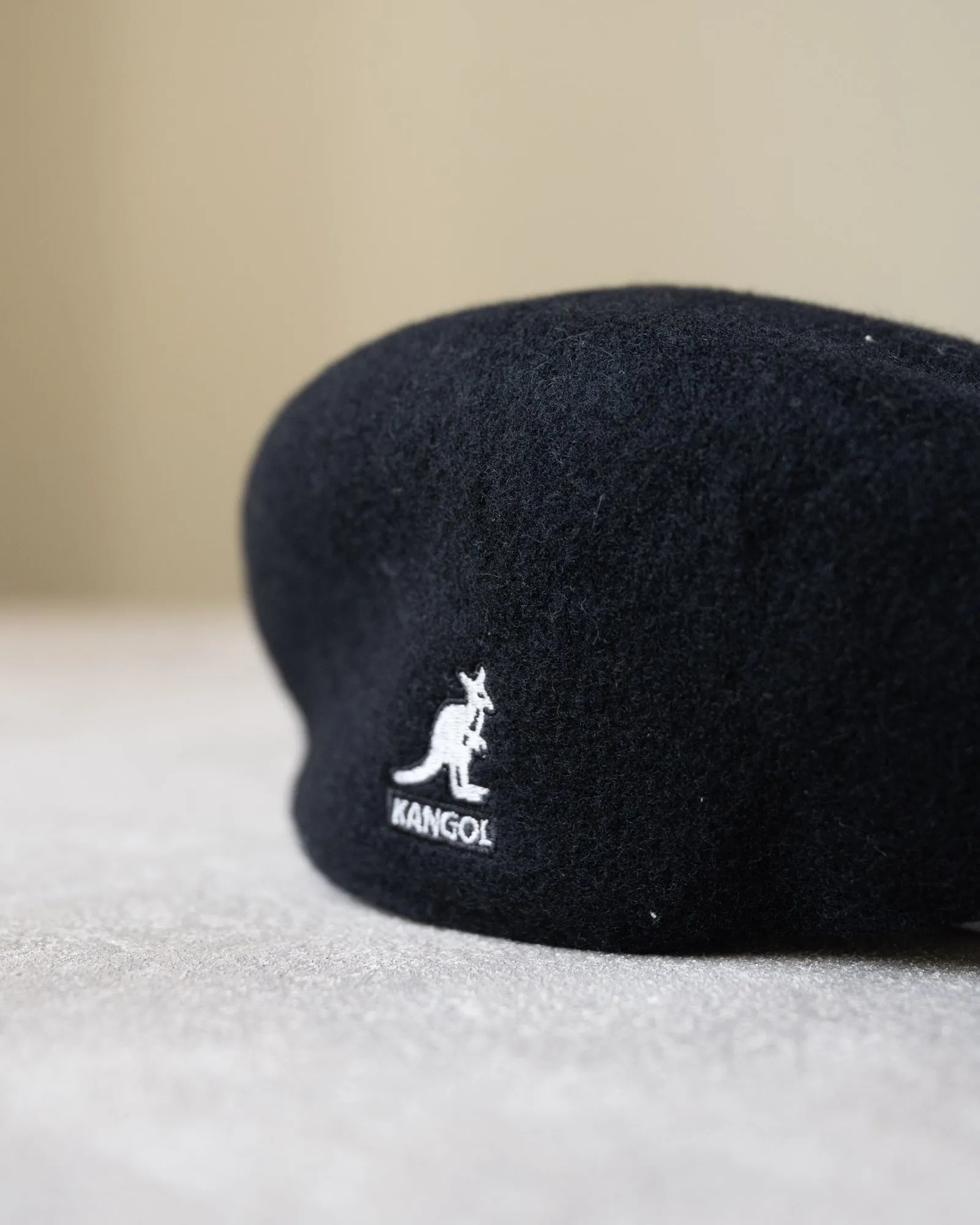 KANGOL Wool 504 Flat Cap Black