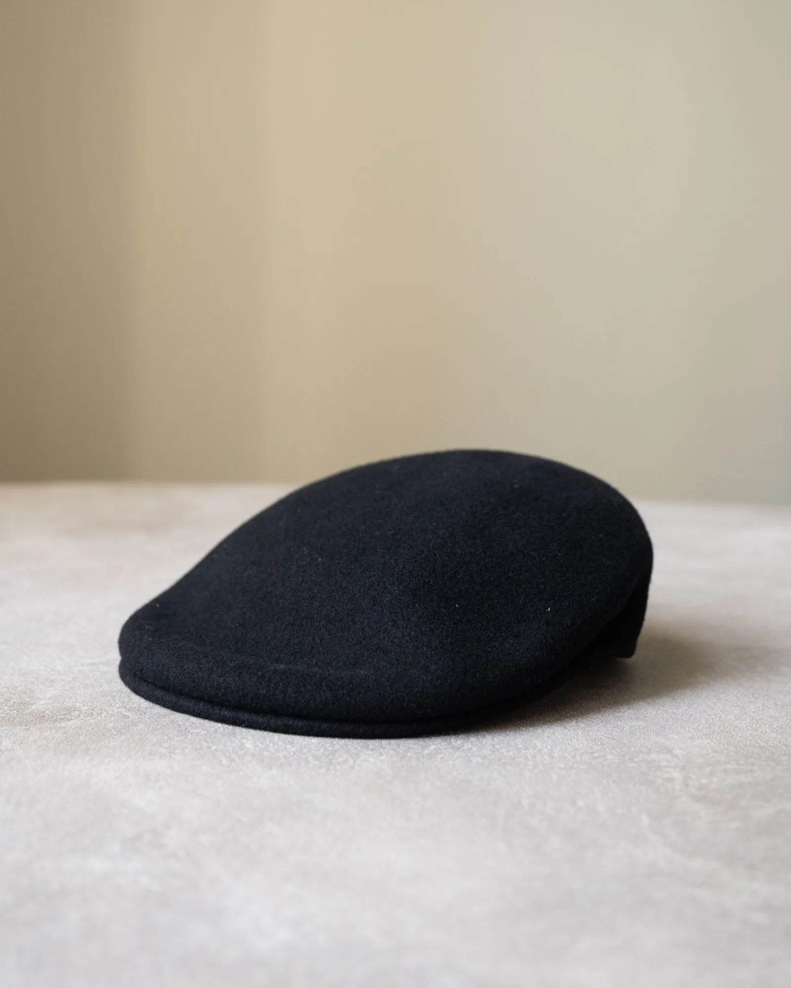 KANGOL Wool 504 Flat Cap Black