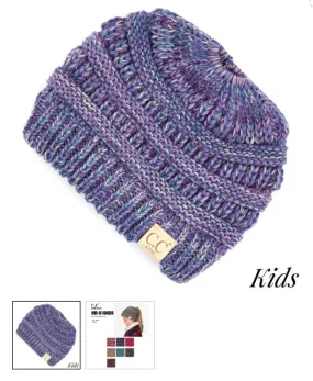 Kids Multi Tone CC BEANIE TAIL