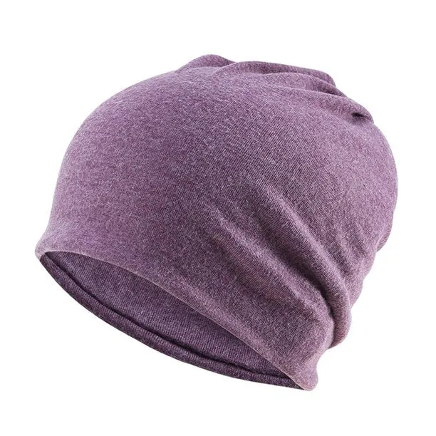 Knit Beanie Hats for Women and Men Lightweight Stretchy Head Wrap Cap