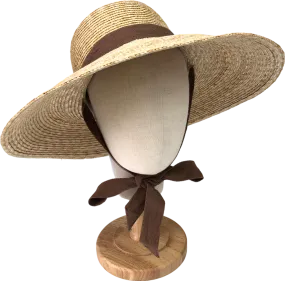 Lack Of Color Beige Paloma Straw Hat UK S