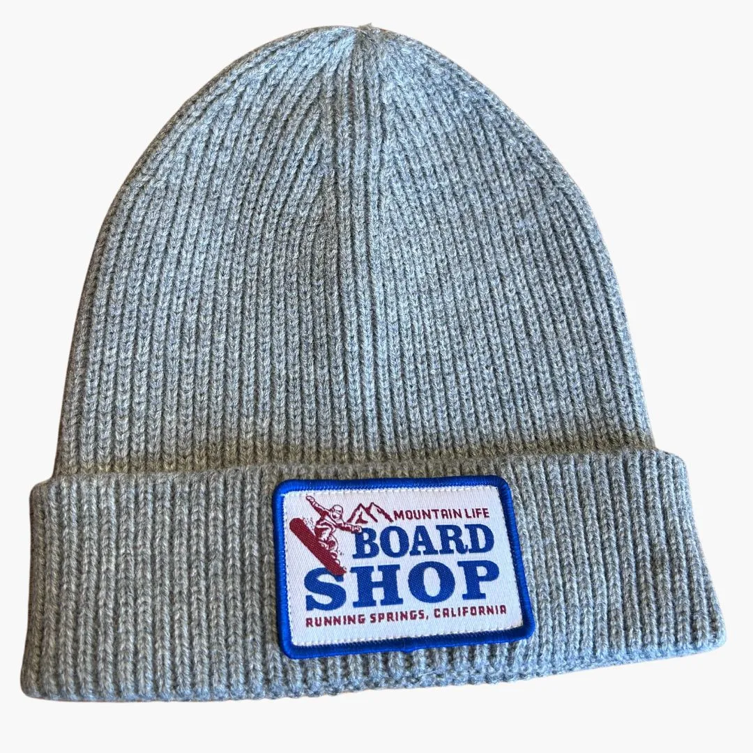 Legend Fun Board Fine Rib Knit Cuffed Beanie