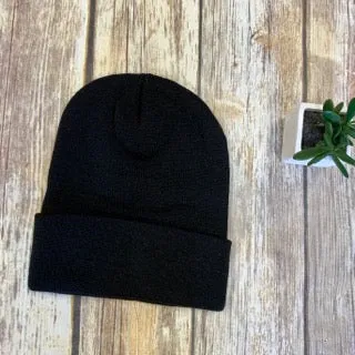 Men's Richardson Black Knit Stocking Hat