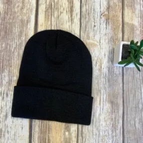 Men's Richardson Black Knit Stocking Hat