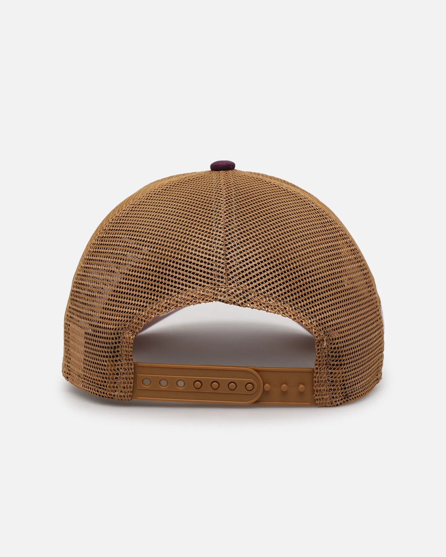 New Era Rustic Rose 9FORTY A-Frame Trucker Snapback in Wheat - Stylish Los Angeles Dodgers Edition