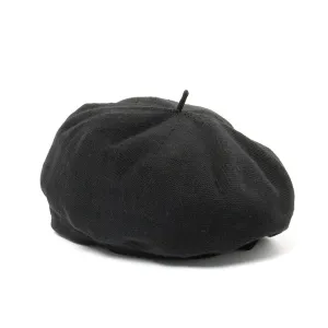 Porter Classic - H/W KNIT BERET (TRICOLORE) - BLACK - PC-011-2051