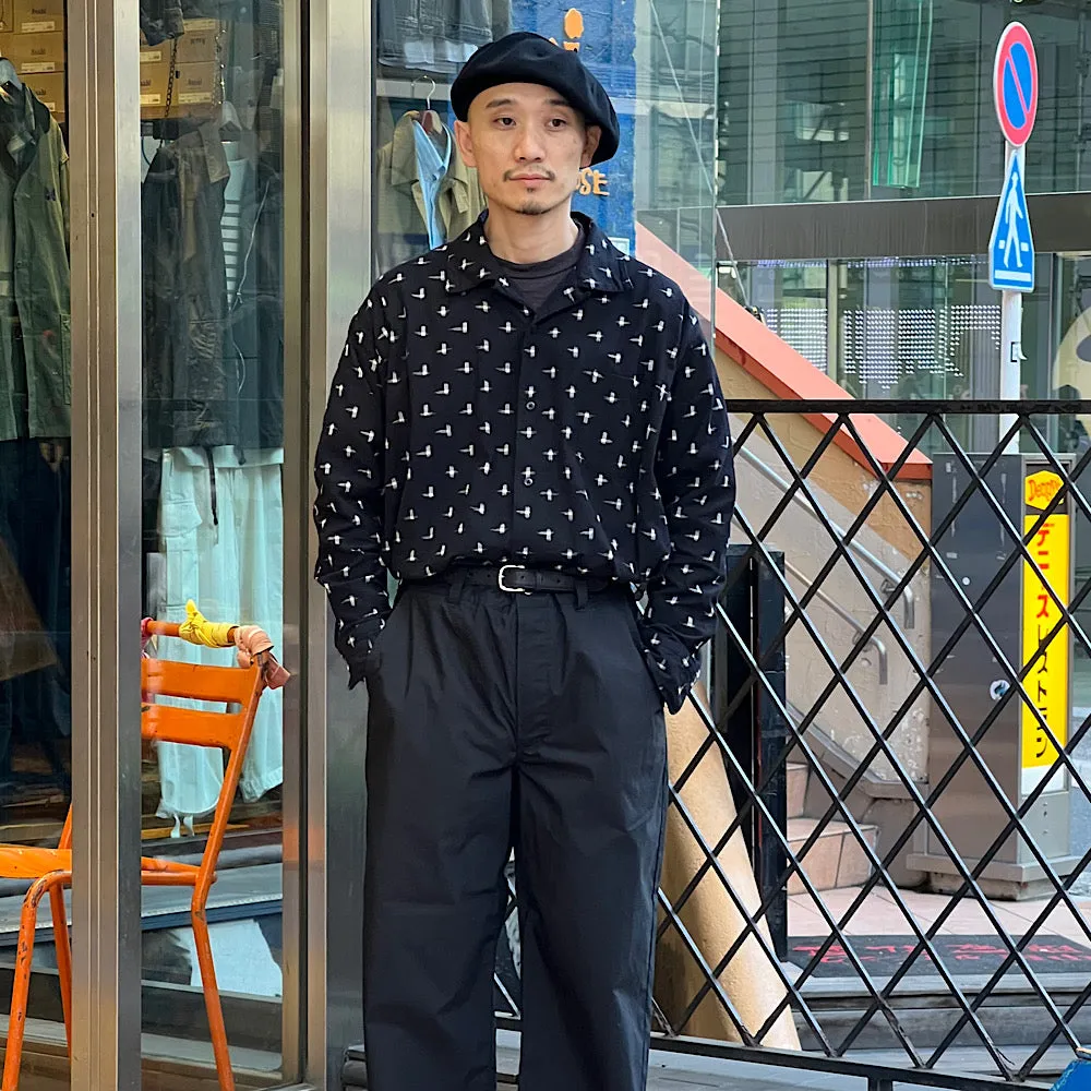 Porter Classic - H/W KNIT BERET (TRICOLORE) - BLACK - PC-011-2051