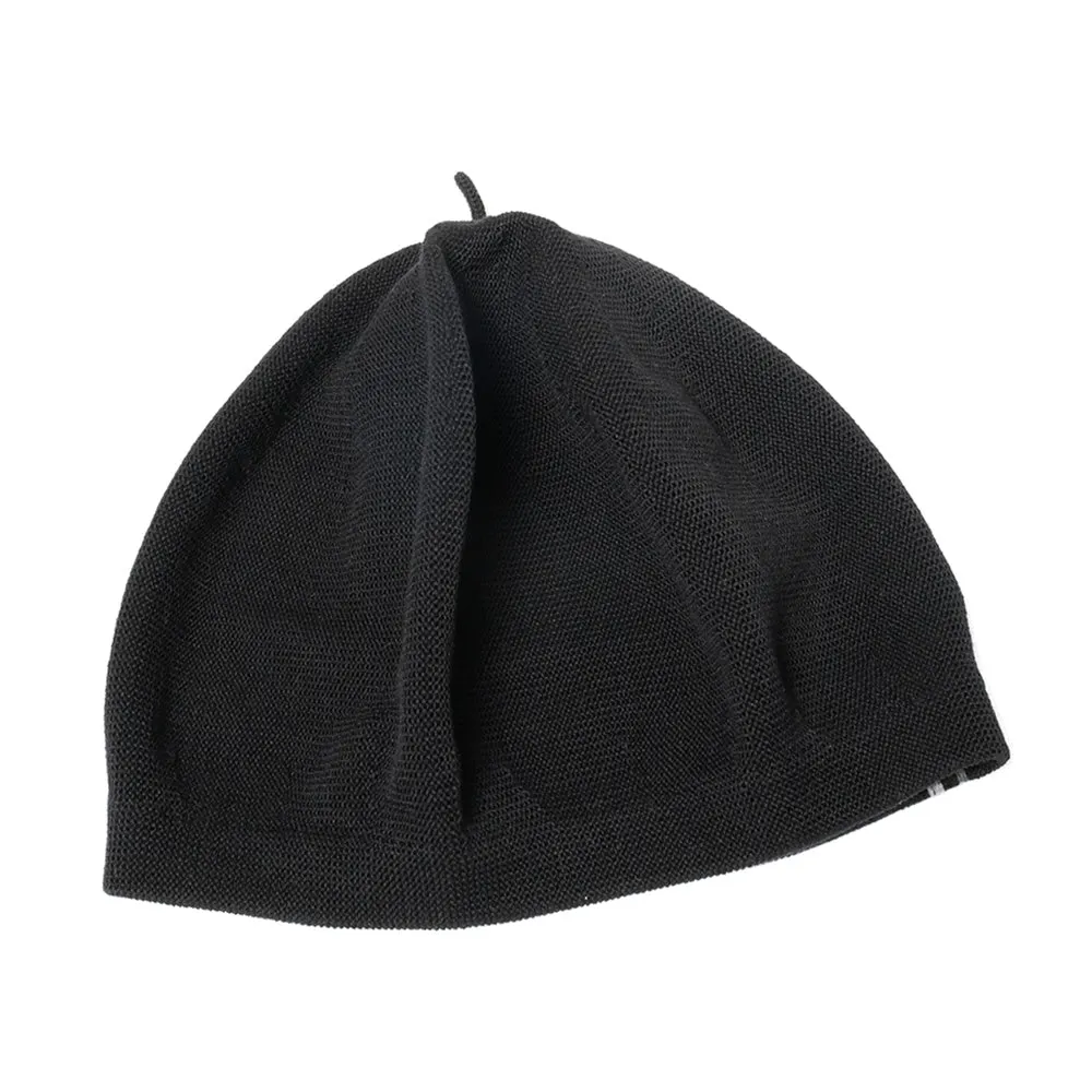 Porter Classic - H/W KNIT BERET (TRICOLORE) - BLACK - PC-011-2051