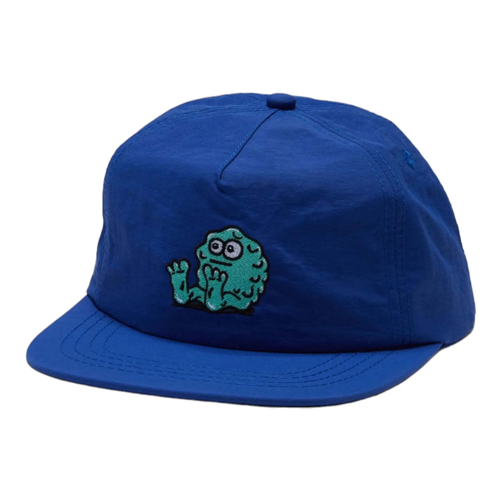 Snot Booger Logo 5 Panel Snapback Blue