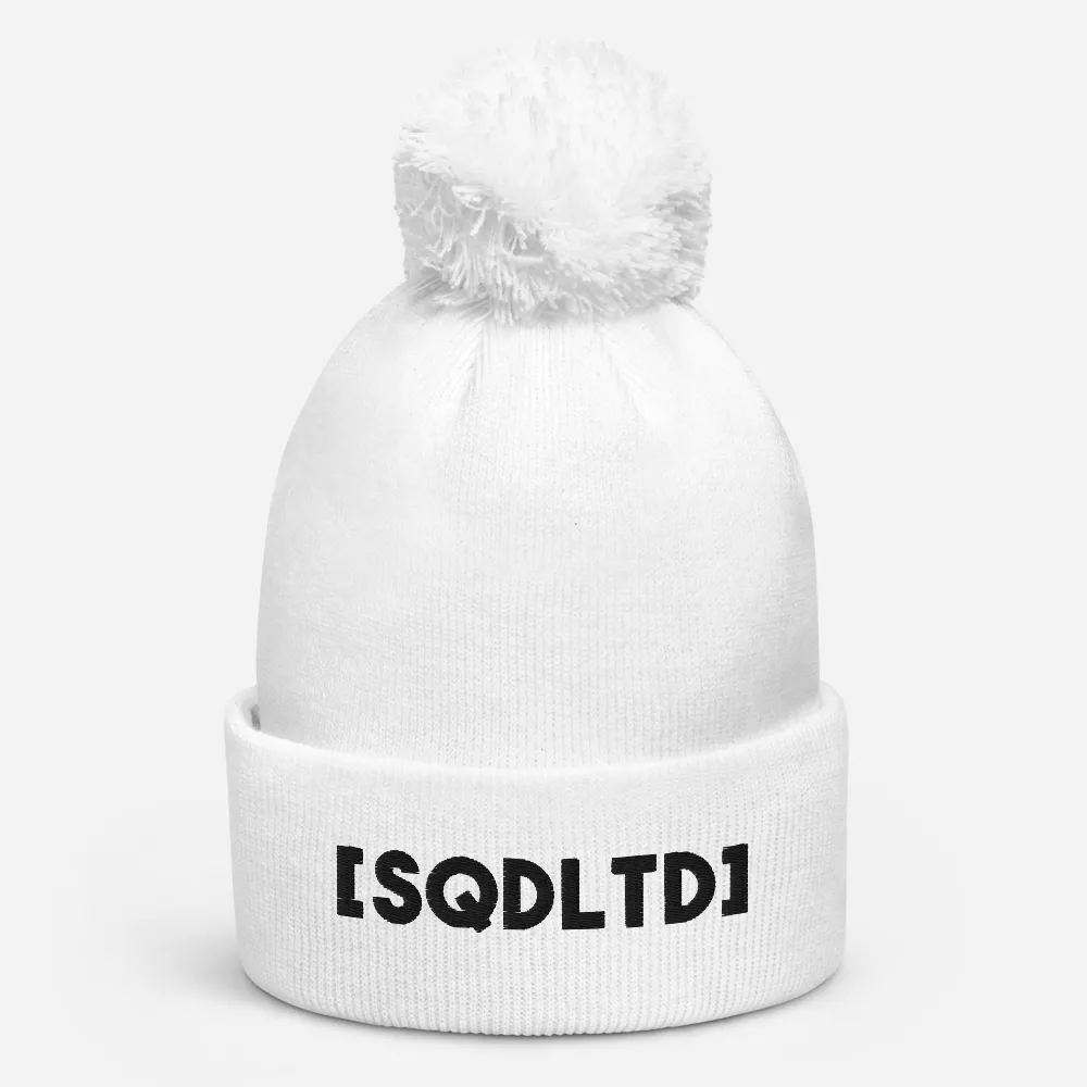 Sqdltd WC21 Pom pom Beanie BL