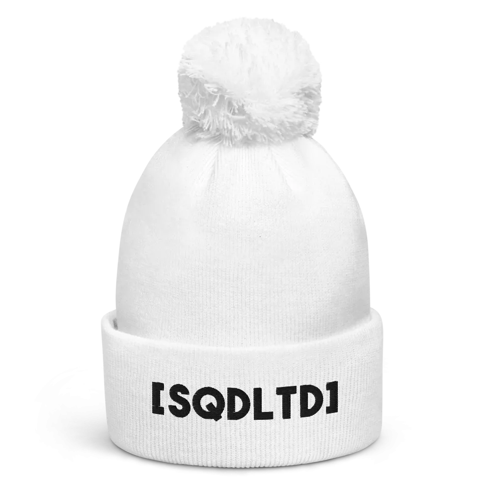 Sqdltd WC21 Pom pom Beanie BL