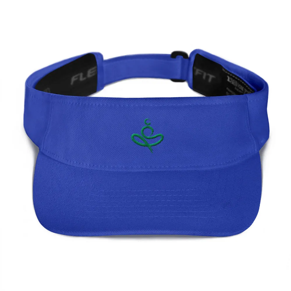 Yoga on the Beach (YOTB) Visor - Kelly Green Embroidery