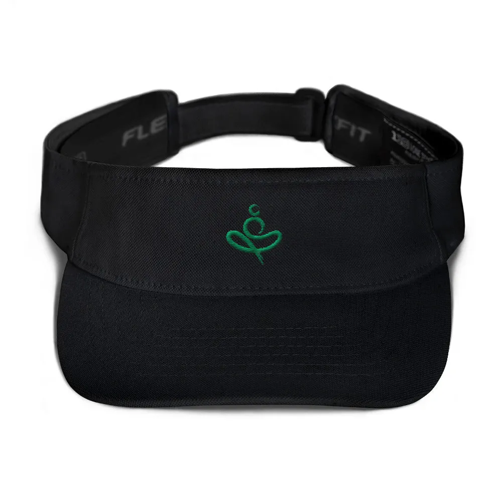 Yoga on the Beach (YOTB) Visor - Kelly Green Embroidery