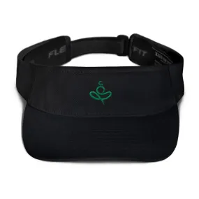 Yoga on the Beach (YOTB) Visor - Kelly Green Embroidery