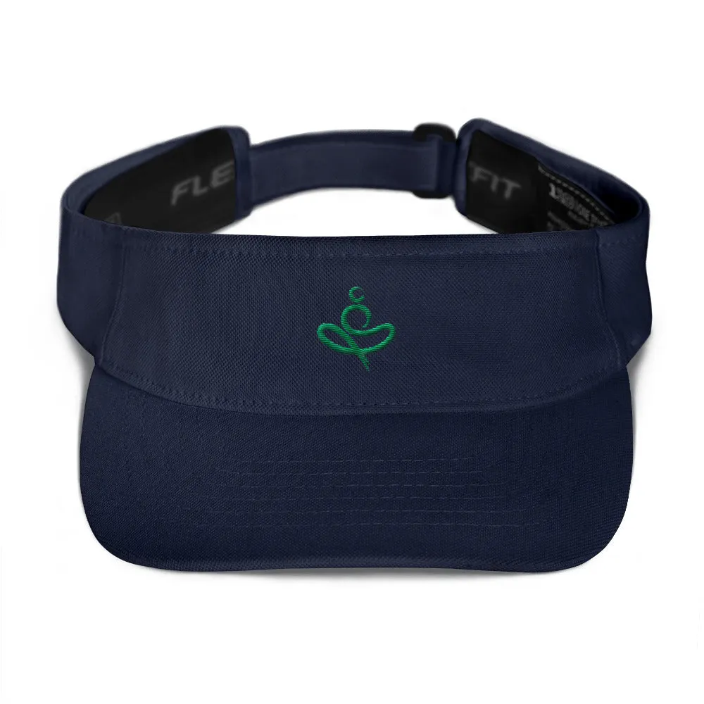 Yoga on the Beach (YOTB) Visor - Kelly Green Embroidery