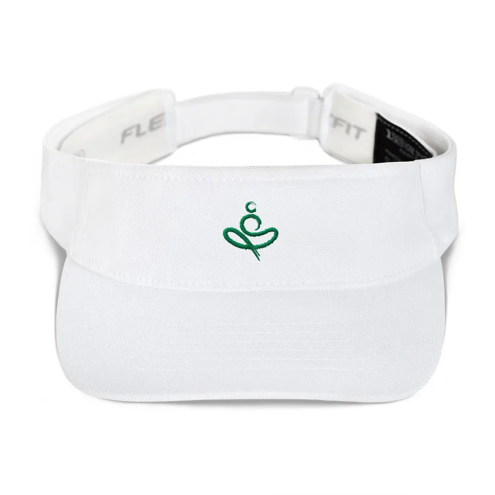 Yoga on the Beach (YOTB) Visor - Kelly Green Embroidery