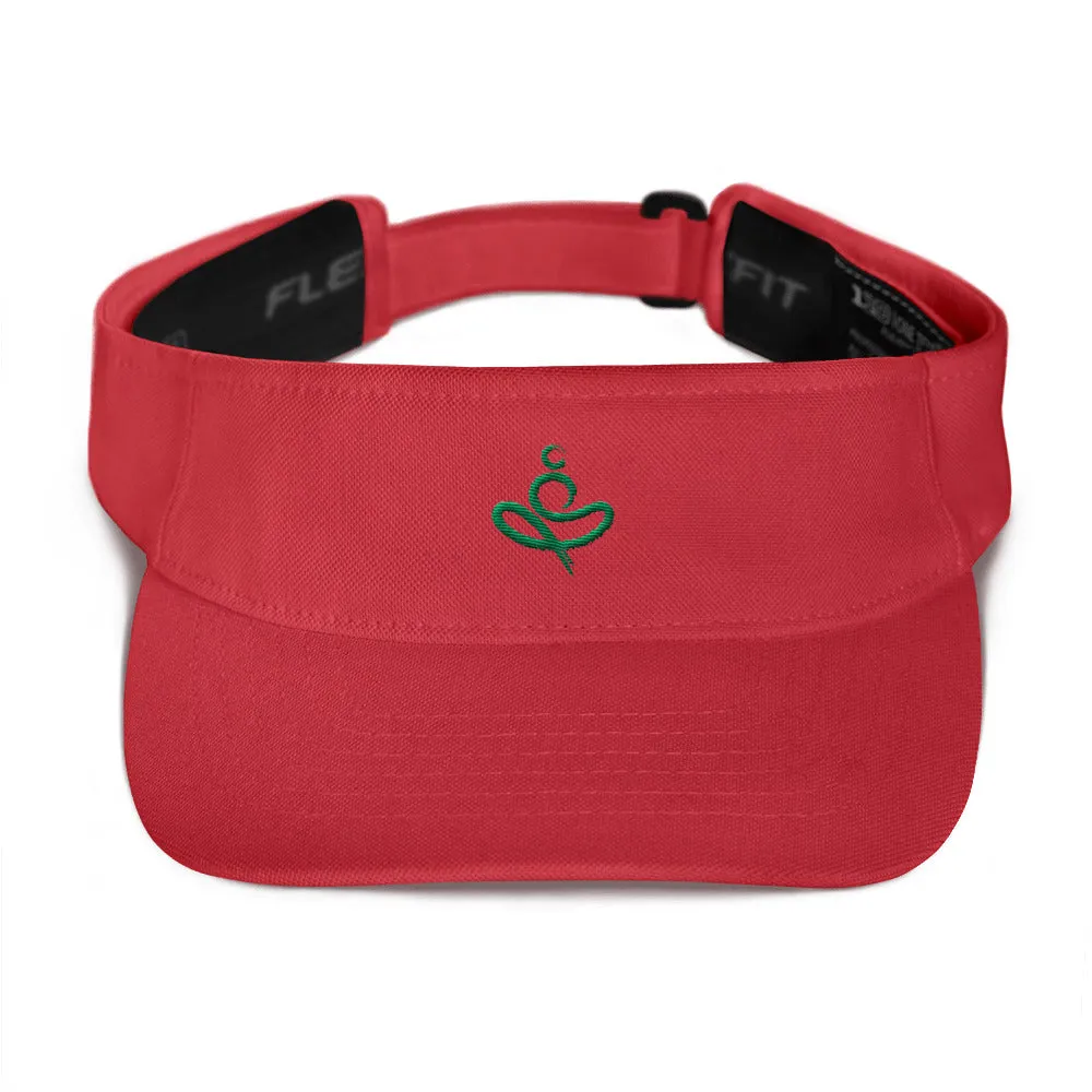 Yoga on the Beach (YOTB) Visor - Kelly Green Embroidery