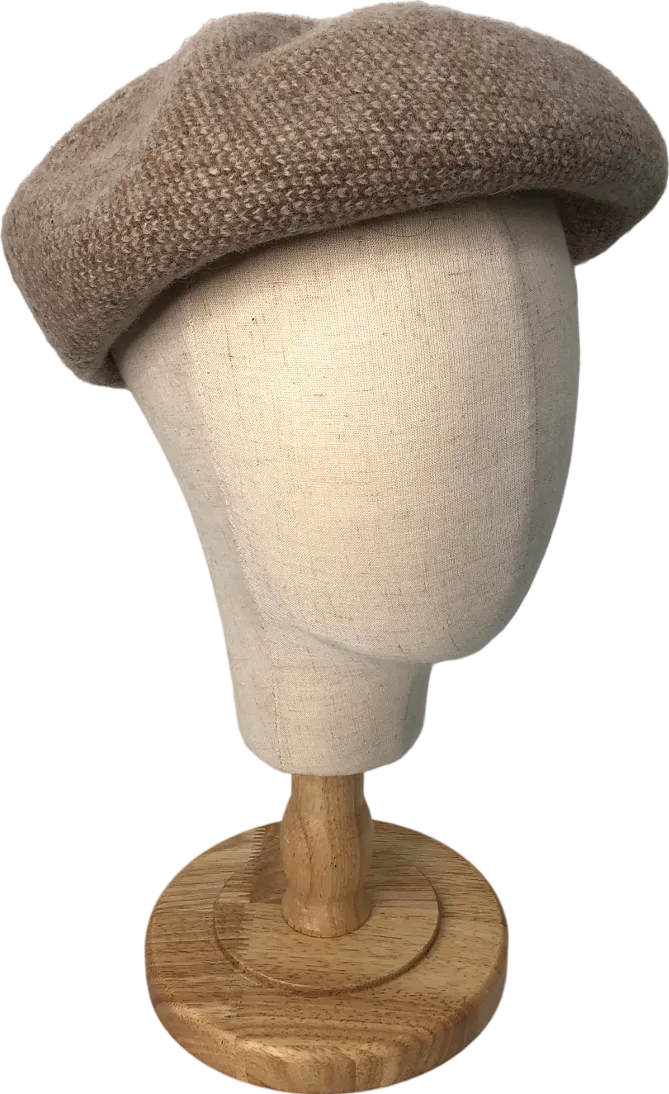 ZARA Beige Wool Beret One Size